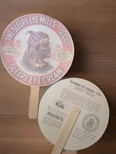 Vtg Sleepy Eye Flour & Barrett Merc Co Skidmo...