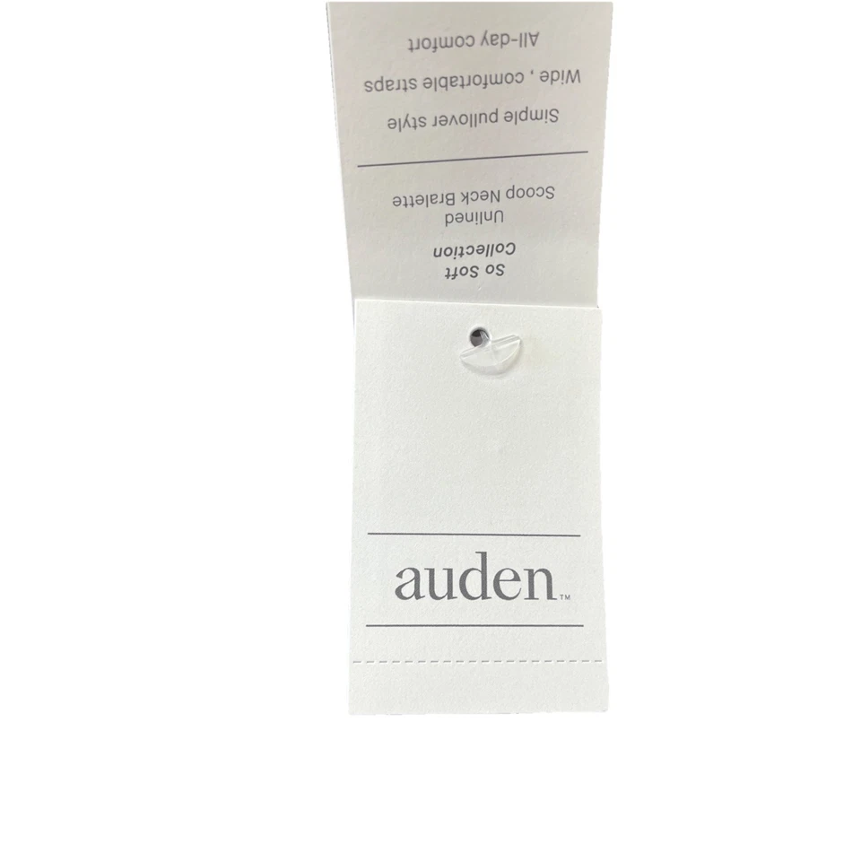 Auden So Soft Pull Over Wire Free Scoop Neck Bralette Black Size M 2pack - Image 4 of 4