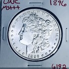 1896 BU GEM MORGAN SILVER DOLLAR UNC MS+++ U.S. MINT RARE COIN 6192 — photo 1