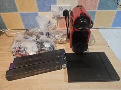 Nespresso Krups Inissia XN100 Kaffeemaschine rot für Kaffeepads