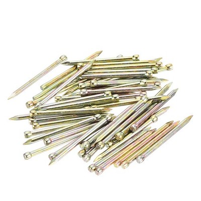 Finishing Nails Hand-Drive Carbon Steel Nails 35mm 1.4-inches 100pcs, Color Zinc