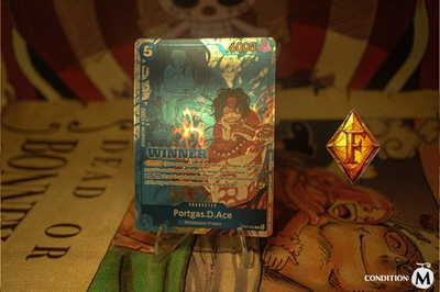 #ad ONE PIECE TCG PORTGAS D. ACE WINNER PACK 2024 OCT DEC OP07 053 NM PROMO $49.99