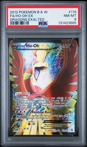 Ho-Oh-EX graded PSA 8 for sale on eBay