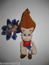 2003 NICKELODEON Jimmy Neutron Plush Coin Purse Clip-On Keychain 9" BRAND NEW!!!