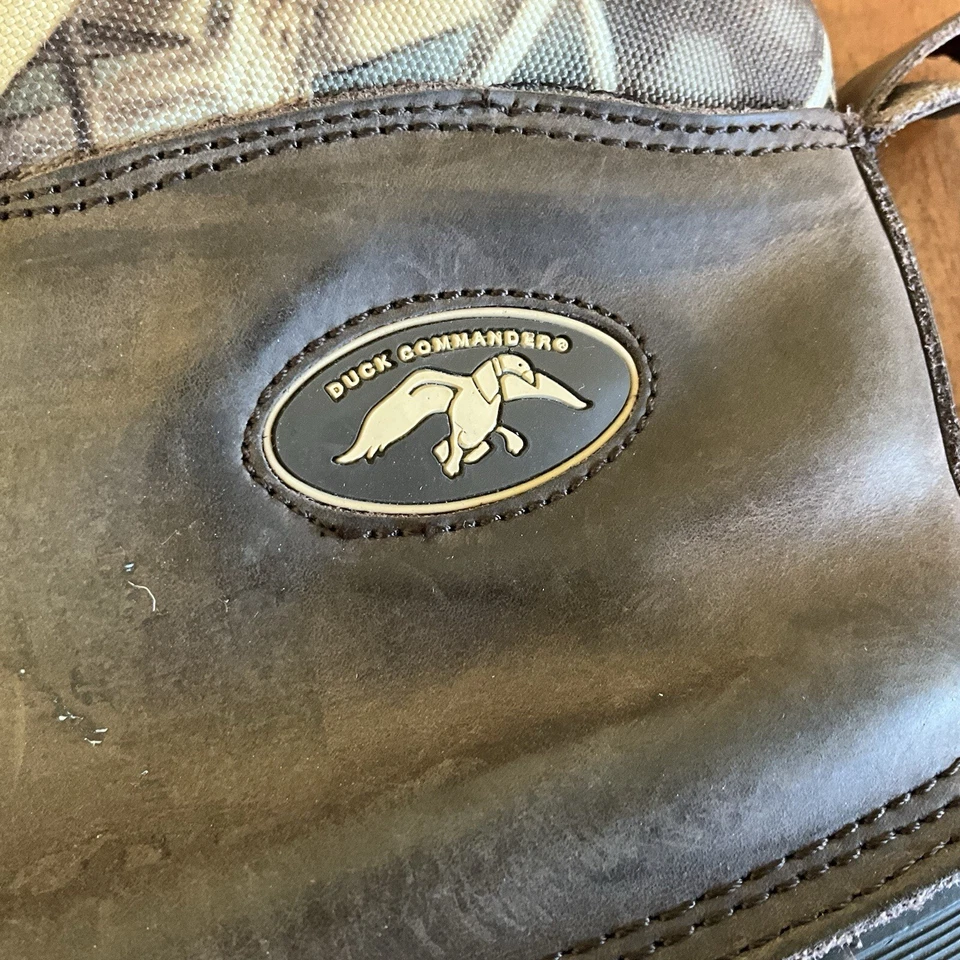 Vintage Duck Hunting Boots Mens 10 Thinsulate Waterfowl Maine Mud Rain Rubber - Image 3 of 4