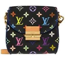 Louis Vuitton Black Multicolor Heart Breaker Shoulder Bag M40659 TJ2157 164755