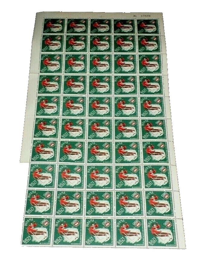 Mint Never Hinged/MNH Full Sheet Panamanian Stamps