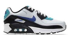 Nike Air Max 90 GS 'Oracle Aqua' White/Blue/Black CD6864-003 Youth Size 5Y