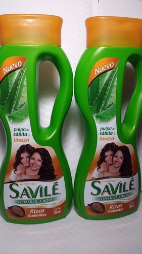 2 SHAMPOO SAVILE RADIANT CURLS WITH ALOE PULP AND LINSEED EXTRACT 25.33 FL OZ EA - 第 1/2 張圖片