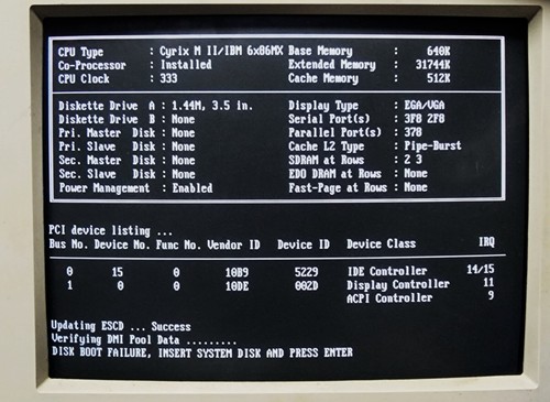 Jetway J-542B - Super Socket 7 - IBM 6x86MX PR333 - 32MB RAM - Nvidia TNT2 - Picture 11 of 13