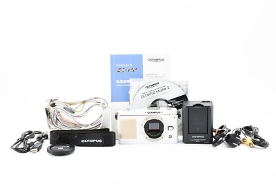 Shutter count 451[N MINT]OLYMPUS PEN E-P2 Digital Camera White from JP ＃2126874