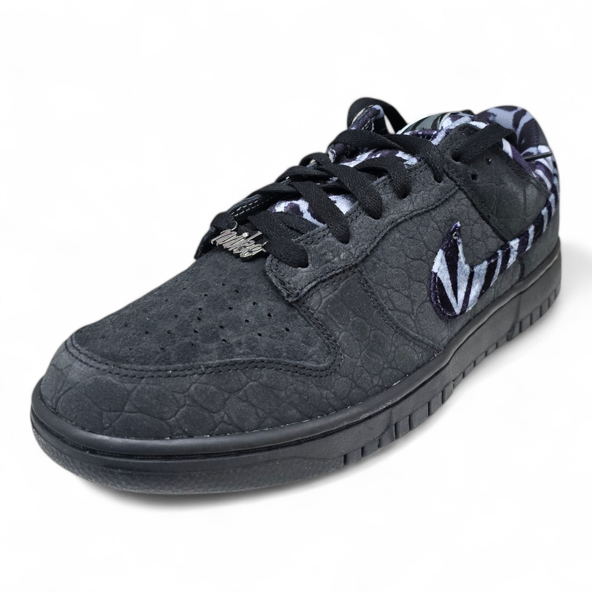 Nike Dunk Low Black Leather ID By You Trainers (FJ2253 900) | eBay UK