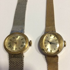2 orologi Vintage TIMEX precision Donna Polso Orologio Retro Piccolo