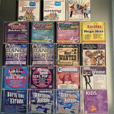 HUGE KARAOKE   CD   LOT OF 19: Pop R B Love Songs Kids Teens 2000  s Grease