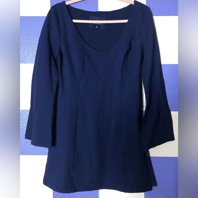 maeve long sleeve scoop neck mini dress nwt ANTHROPOLOGIE MAEVE sz L Long-Sleeve Scoop-Neck Mini in White