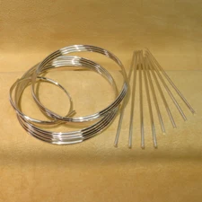 99.995%+ Ultra Pure Colloidal Silver Wire • 10 Gauge Wire • USA • Choose Length