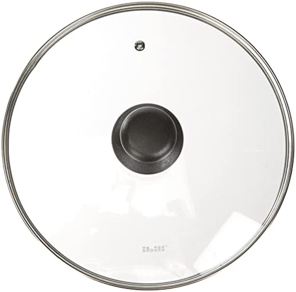 (TG. 26 x 26 x 10 cm) IBILI TAPA Cristal 26 CMS, Stainless Steel, Trasparente/Ar