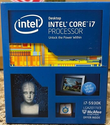 Intel Core i7-5930K SR20R 3.50GHz 6-Core LGA 2011-3 CPU Processor NEW IN BOX