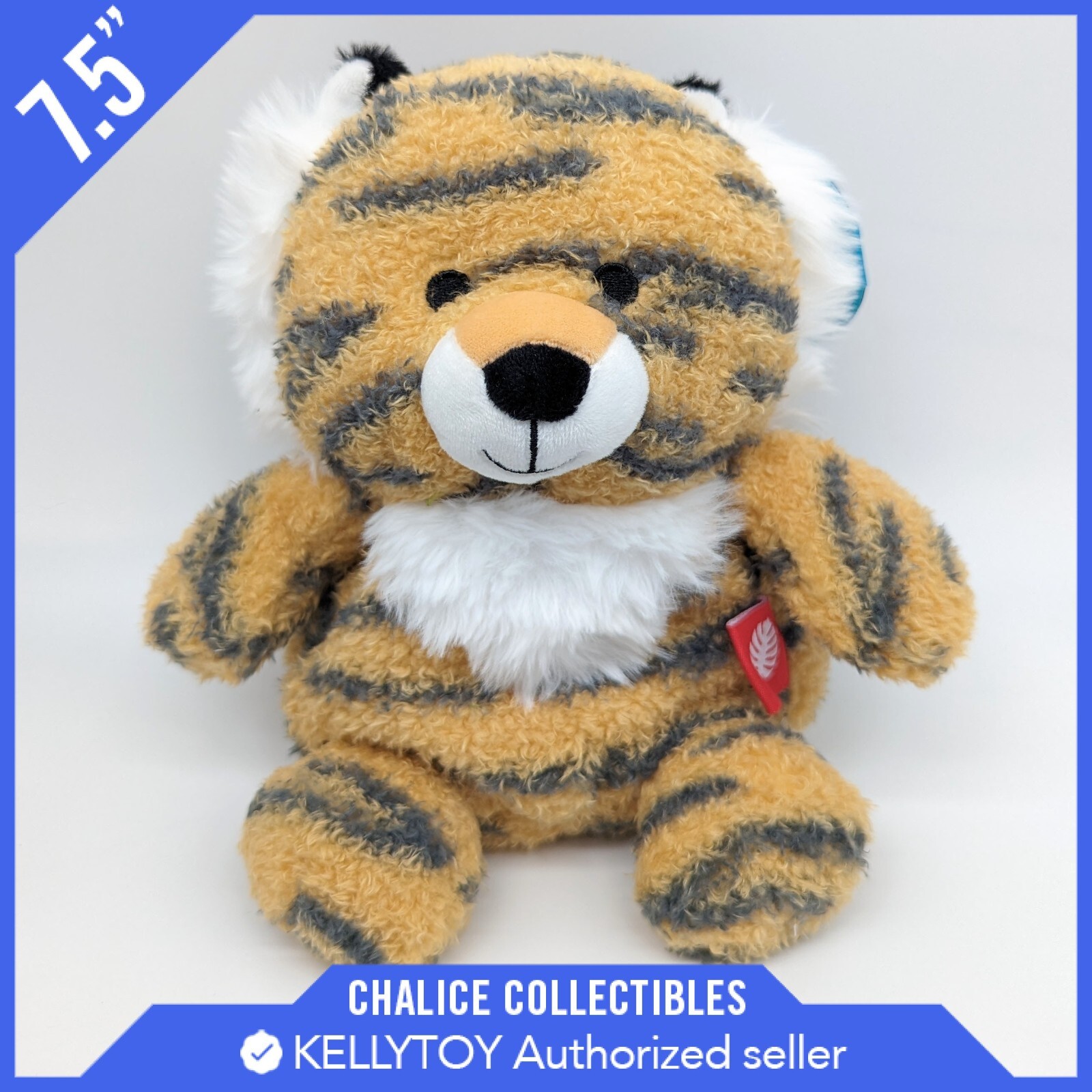 Kellytoy Bum Bumz JungleBumz Трент Тигр 75 NWT и мягкая наклейка 2490₽