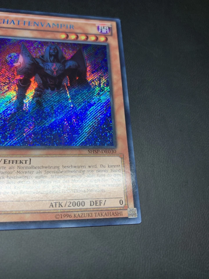 Yugioh! Schattenvampir Secret Rare - SHSP-DE030 Unlimited - Deutsch - Bild 4 von 4