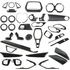 Carbon Fiber Interior Cover Trim Decor Sticker Accessories for Chevy Camaro 17+
