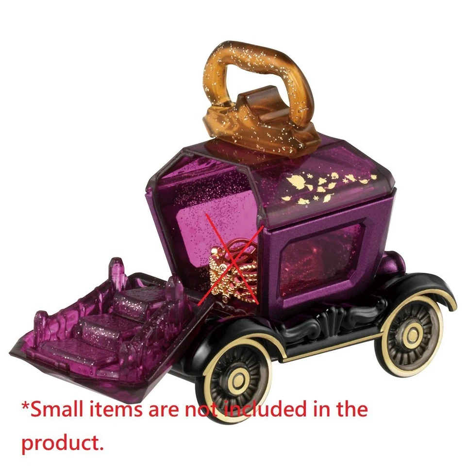 Takara Tomy Disney Motors Jewelryway Vanity Carat Snow Princess Ana Diecast Car - Image 3 of 4