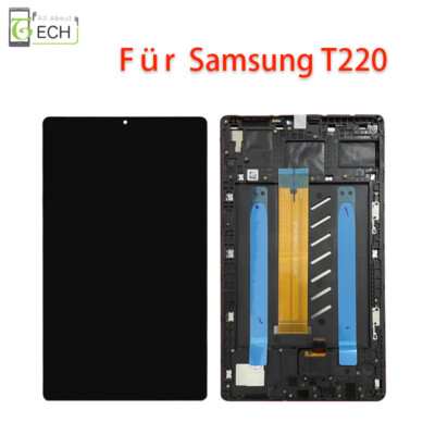 Für Samsung Galaxy Tab A7 Lite T220 8,7 LCD Display Rahmen Bildschirm Touchs...
