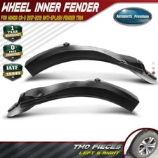 2x Rear Wheel Well Liners Guards Inner Fender Mud Flaps for Honda CR-V 2017-2019