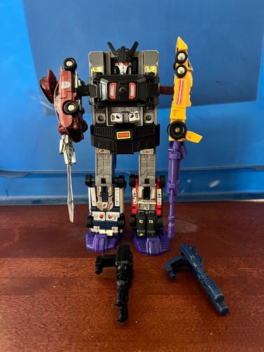 1986 Hasbro Transformers G1 Combiner Stunticons Menasor Decepticon 5 Car Lot