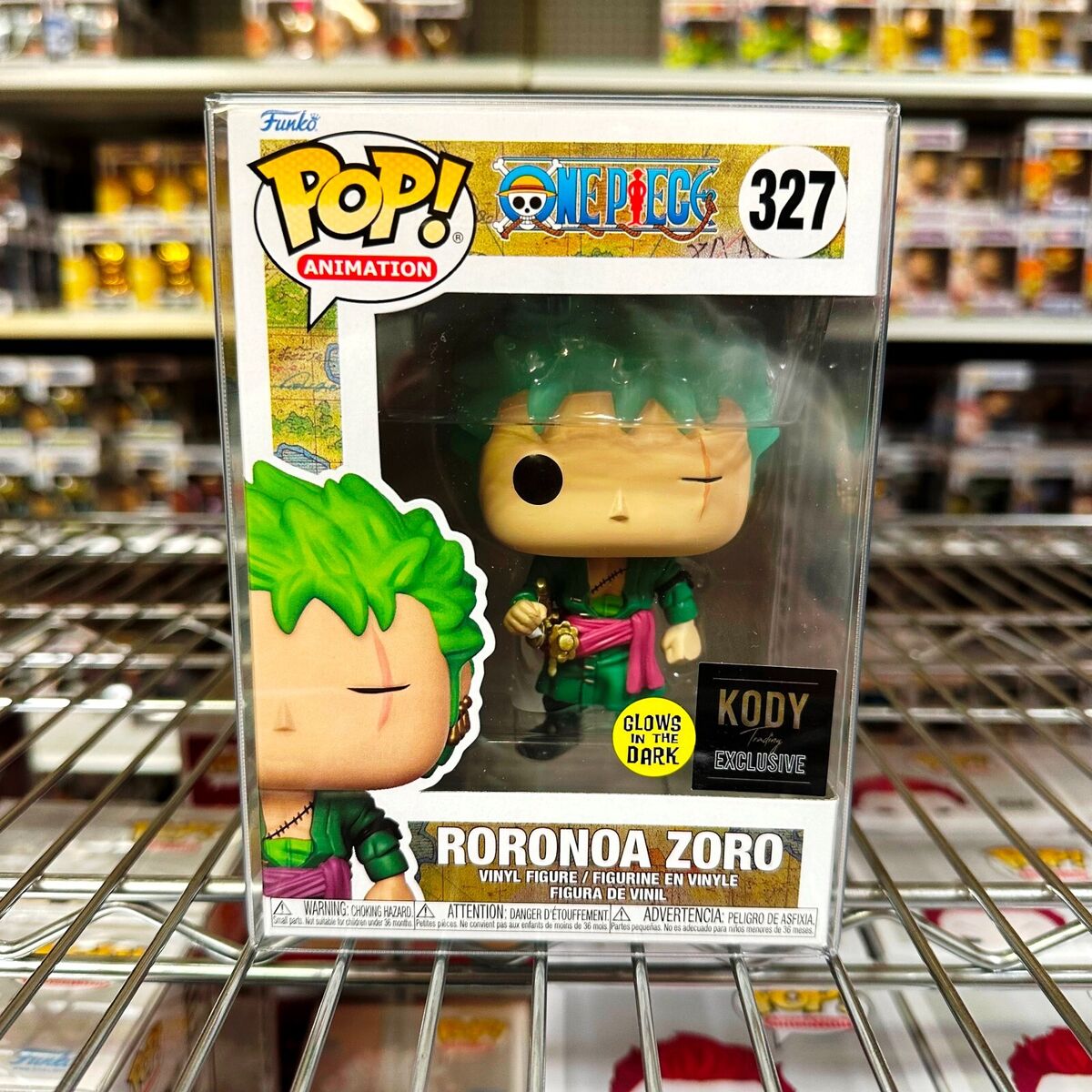 Funko Pop! Animation One Piece Roronoa. Zoro Figure #327 - US