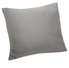 Calvin Klein Bedding OVAL BANDS 100% Cotton Standard Sham ~ Gray