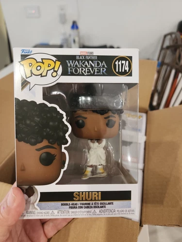 Funko Pop! Conjunto Blanco Marvel Black Panther Wakanda Forever SHURI 1174 
