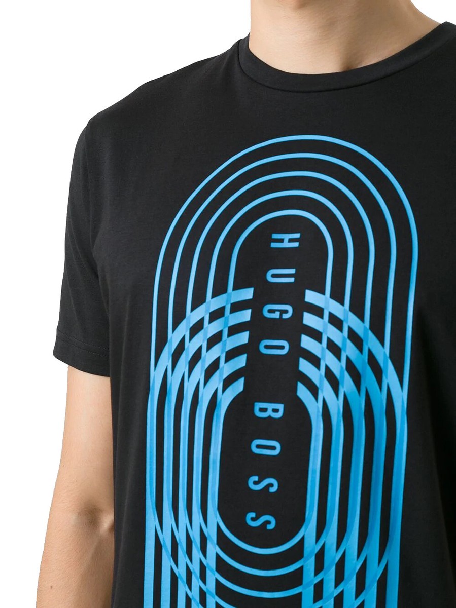 Tシャツ・カットソー BOSS Moon Graphic Print Cotton T-Shirt Black $_57.JPG?set_id=8800005007