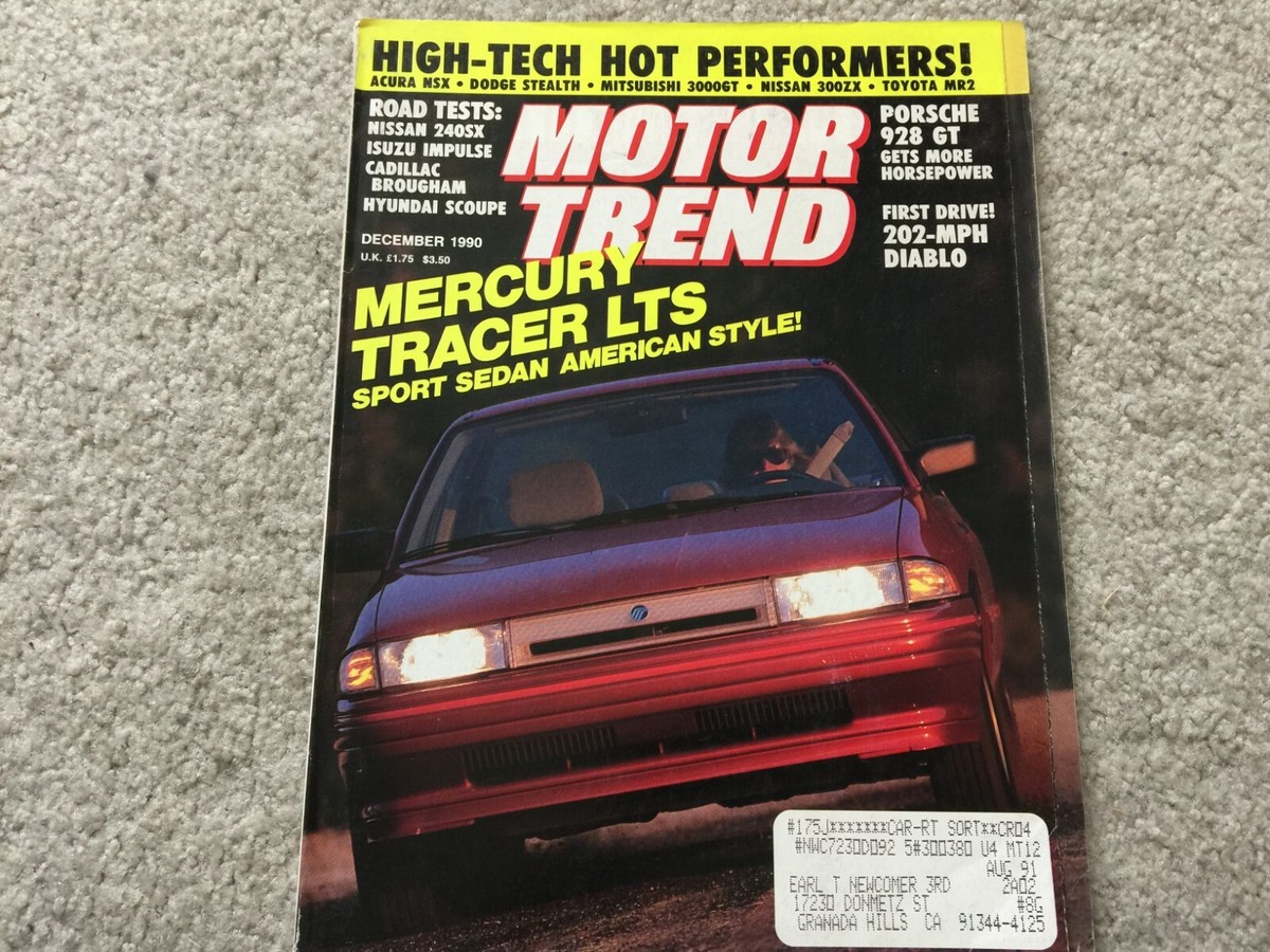 1991 Isuzu Impulse, Nissan 240SX, Porsche 928 GT, Cadillac