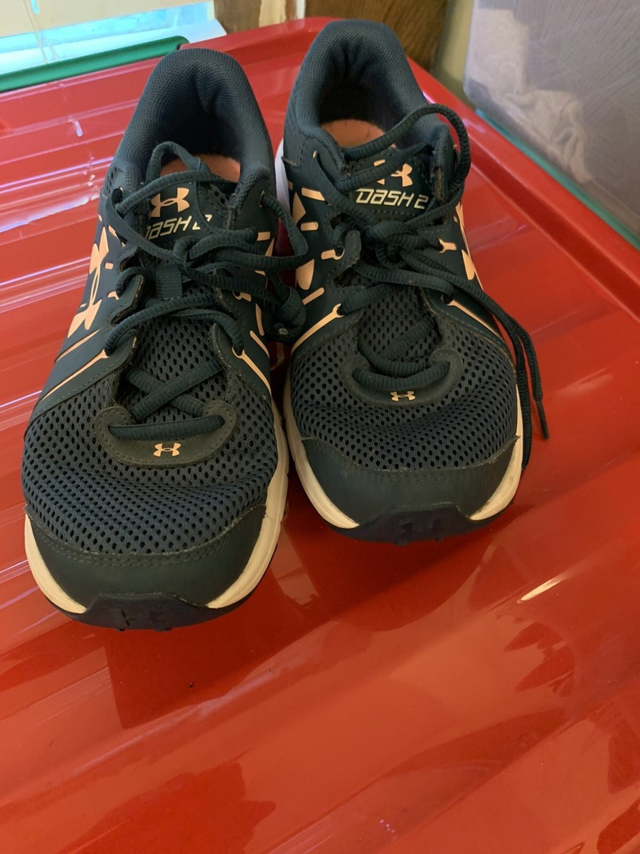 Under Armour DASH 2 RUNNING Shoes Womens 8 BLUE/PINK | eBay