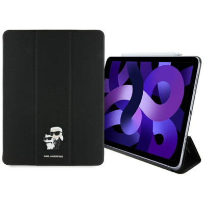 Karl Lagerfeld iPad Air 13'' 2024 Tasche Book Case Cover Folio Magnet Saffiano
