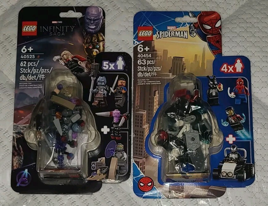 専用ページ LEGO 40454 Marvel Spider-Man vs Venom Iron Venom And Infinity Saga
