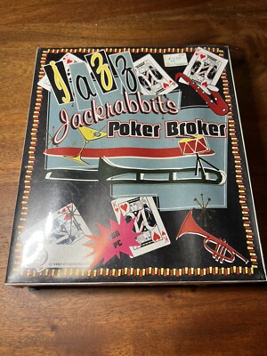 Jazz Jackrabbits Poker Broker by Cyberdigital 1997 BigBox SEALED!
