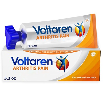Arthritis Pain Relief Topical Gel 5.3 Oz New in Box Up 2028