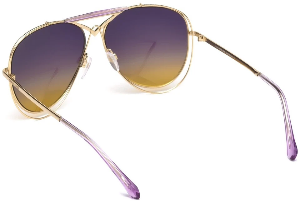 Gafas de sol de aviador Roberto Cavalli Civitella 1054 32Z doradas y moradas 57-13-135 32 Foto 4 de 4