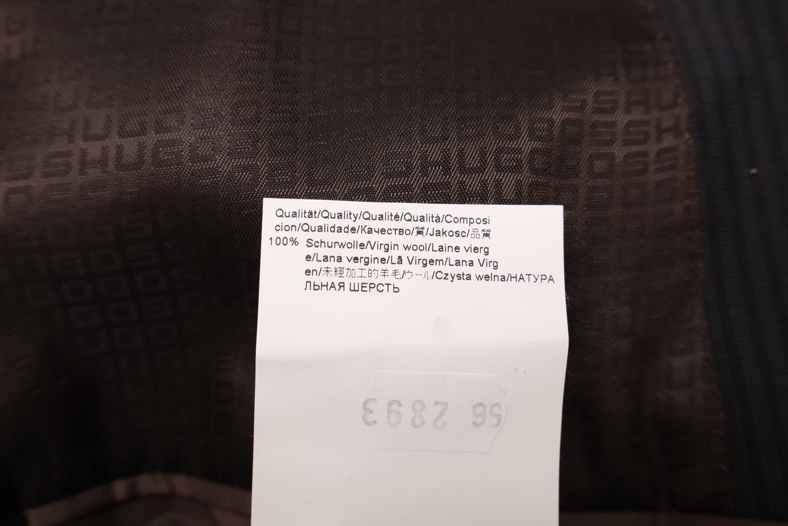 HUGO BOSS Pasini2/Movie2 Comfort Blazer Men's US 46 Virgin Wool Lined Single thumbnail 10