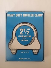 4 Nickson Heavy Duty Muffler Clamps - 2 12 - Premium O.e. Design - Made In Usa