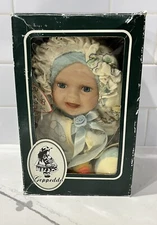 Vintage 2001 Geppeddo Baby Benny Cuddle Kids Porcelain Face (NWT Box)