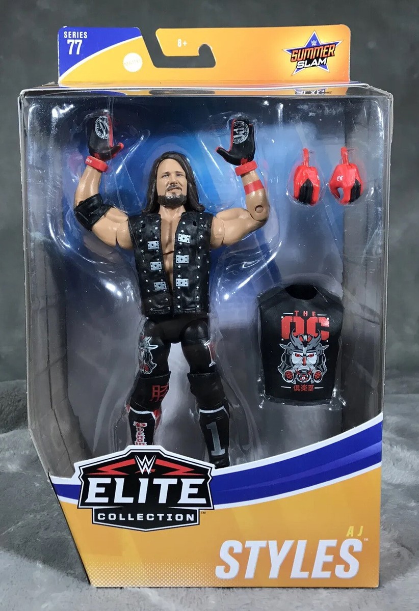 WWE AJ STYLES THE O.C Bundle LOT OF 3: Action Figure/ Replica