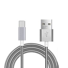 6ft Metal USB Cable Type-C Charger Cord Power Wire Long Fast for USB-C Phones