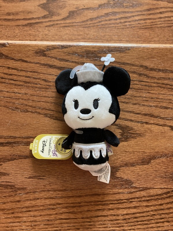 Hallmark Itty Bittys Steamboat Willie Minnie Mouse Disney Limited Edition Plush