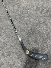 MIKE LANGE Pittsburgh Penguins SIGNED Hockey Stick COA Lord Stanley Get Brandy