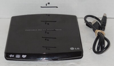 LG Super-Multi Portable DVD Rewriter Model # GP10NB20 DVD±RW (±R DL) / DVD-RAM