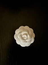 New CHANEL White Camellia Gift Packaging Flower,Great 4 Xmas Holiday Gift Accent