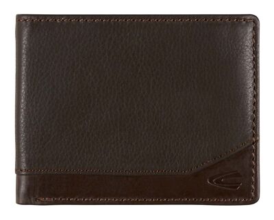 camel active Stone Jeans Wallet Geldbörse Brown dunkelbraun Neu